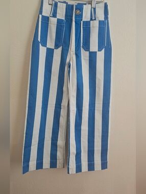 The Colette Cropped Wide-Leg Jeans by Maeve - Anthropologie NWOT